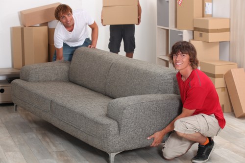 Packing boxes for student storage in Belgravia