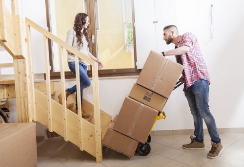Secure storage for furniture and boxed items in Belgravia