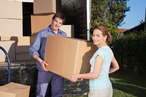 Furniture stored safely in a Belgravia storage space